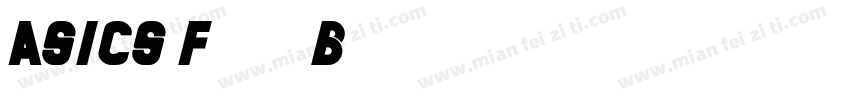 ASICS Font 30 Bold字体转换